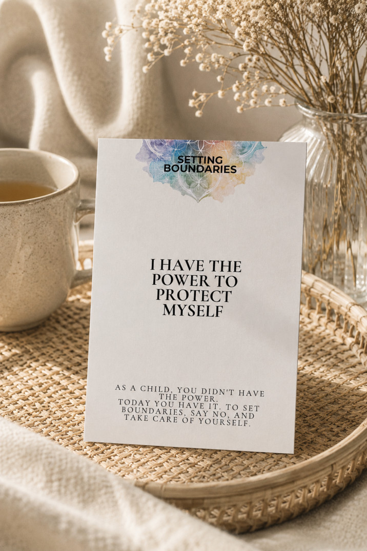 Therapeutic cards: Positive affirmations
